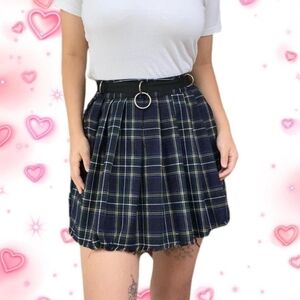 Dolls Kill Current Mood Plaid Skirt